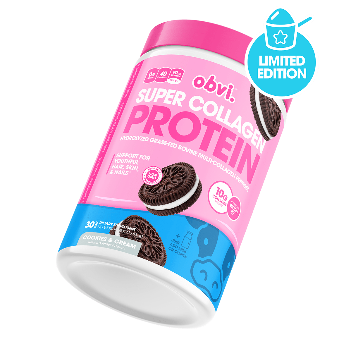 Super Collagen Protein Powder | Cookies & Cream