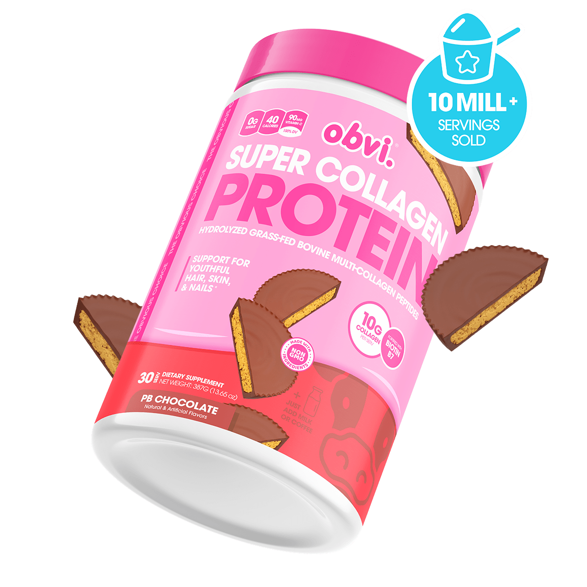 Super Collagen Protein Powder | Peanut Butter Chocolate