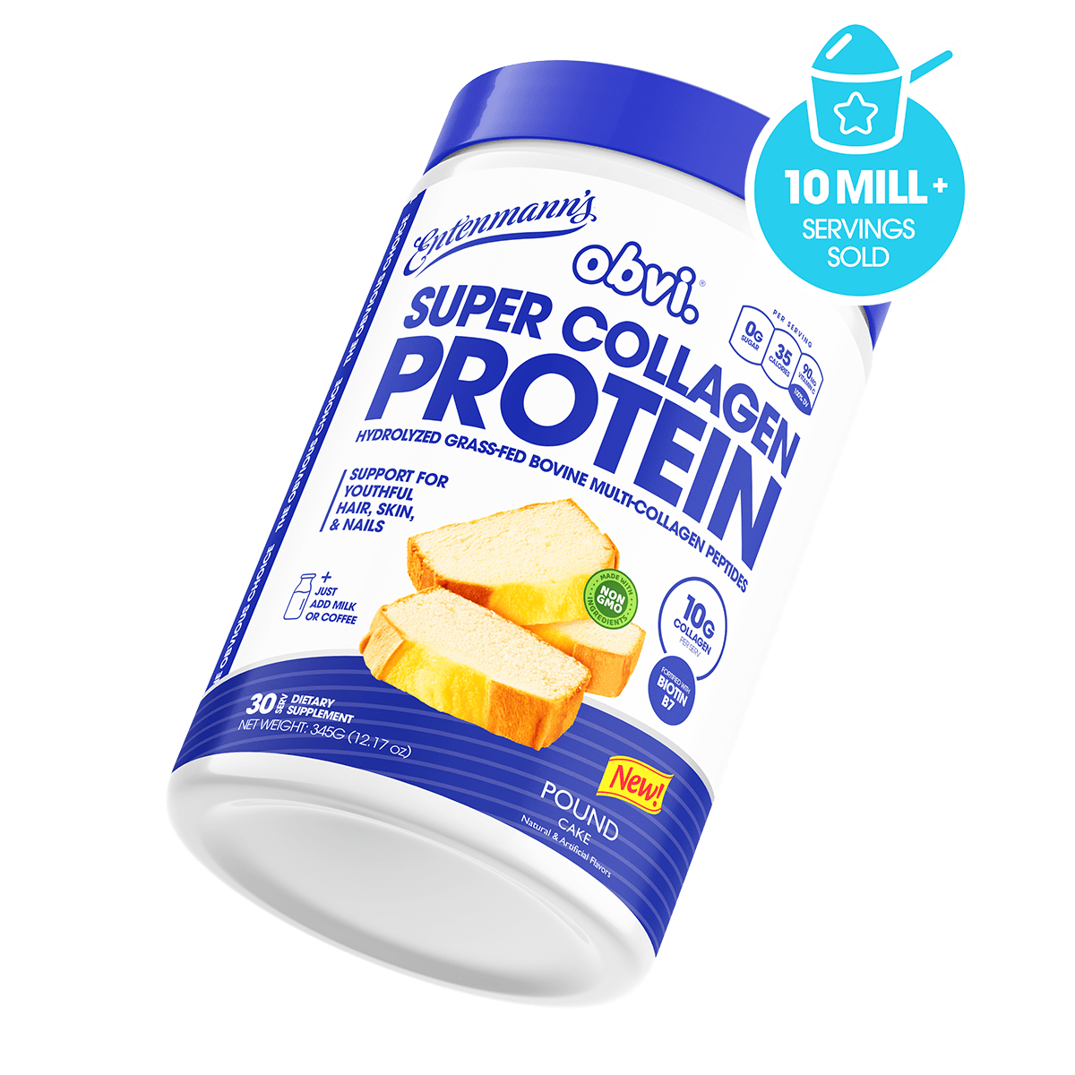 Super Collagen Protein Powder | Entenmann's Pound Cake